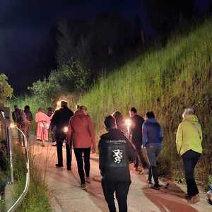 Fackelwanderung auf den Kalvarienberg